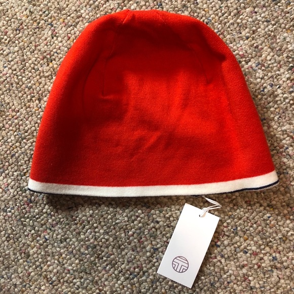 🆕 Tory Burch Tory Sport Reversible Merino Hat - Picture 4 of 8